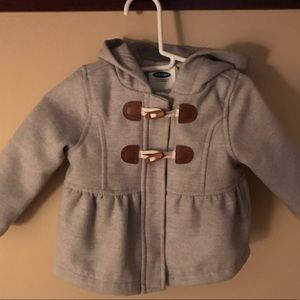 Gray Old Navy Coat With Toggles (6-12 months)